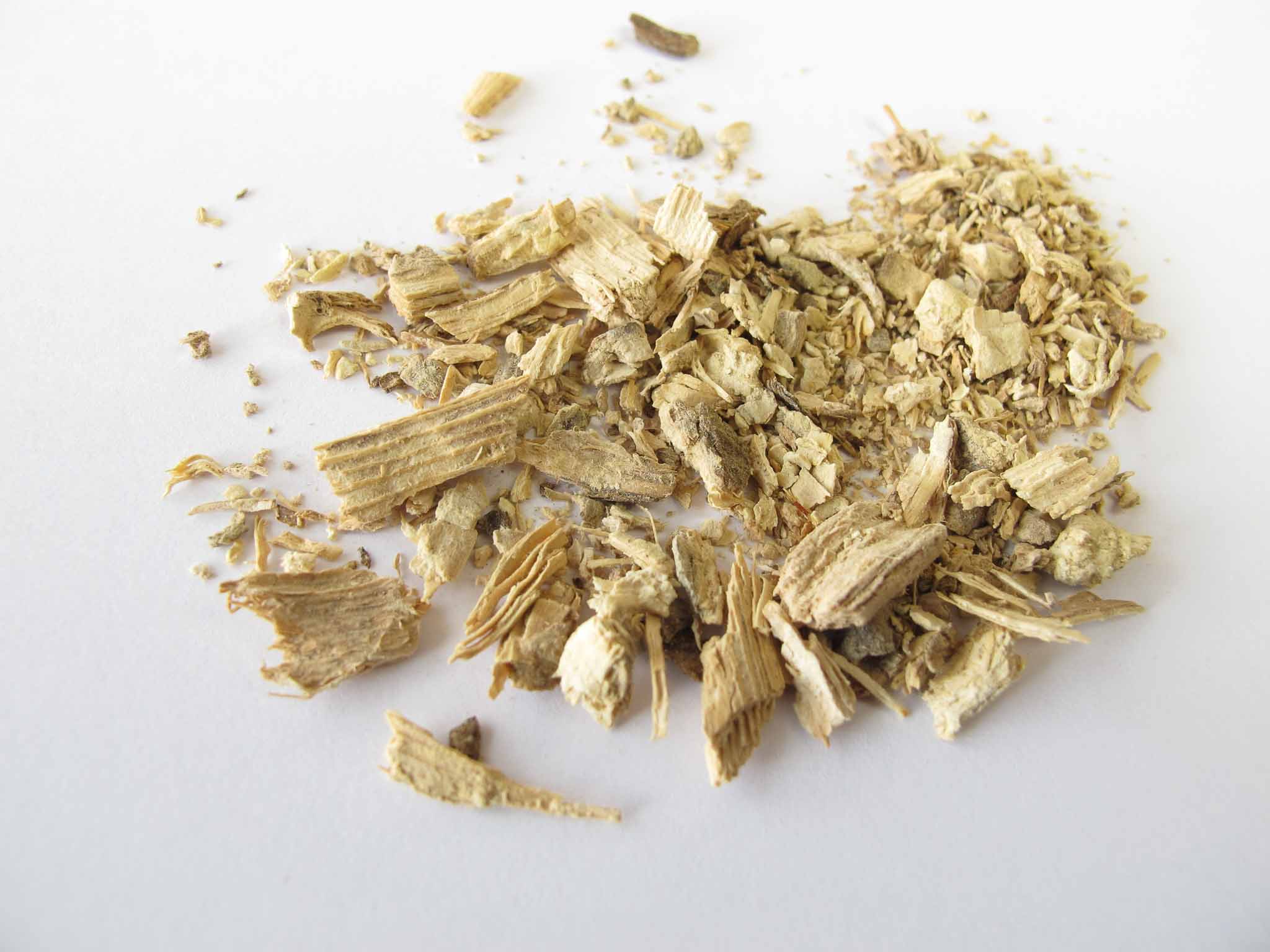 Dried kava root pieces, used traditionally in Pacific Island cultures for their sedative and anxiolytic properties.