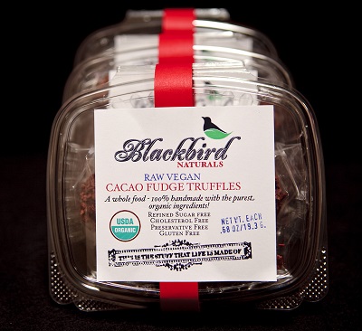 Raw Chocolate Truffles from Raw Model Anthony Anderson and Blackbird Naturals