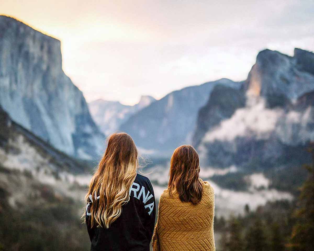 Woman Hiking in Nature