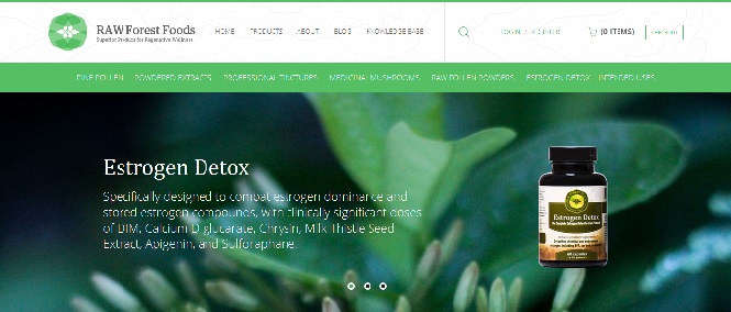 RAW Forest Foods new website